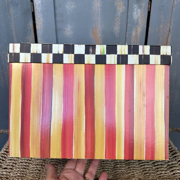 MacKenzi -Childs Storage Gift Boxes Set Of Two - Picture 9 of 16